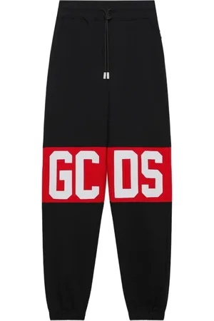 GCDS Pants con banda del logo