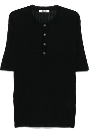 GRIFONI Playera tejida de canalé