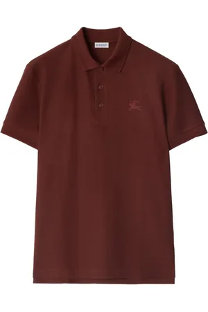 Burberry Playera tipo polo con logo bordado