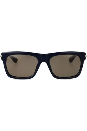Alexander McQueen Lentes de sol con armazón cuadrada