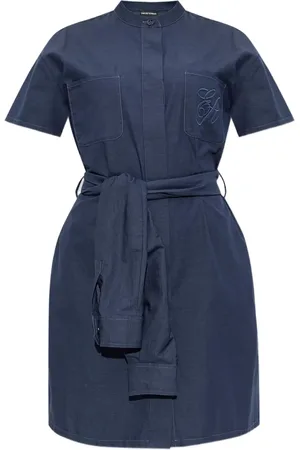 Emporio Armani Vestido camisero con cinturón