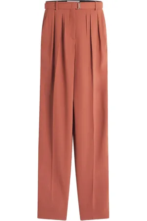 Lanvin Pantalones con tiro alto y pinzas