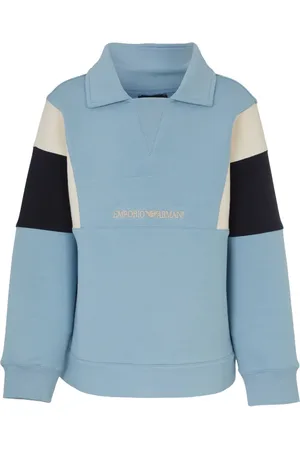 Emporio Armani Playera tipo polo con logo bordado