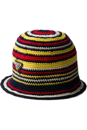 Prada Gorro de pescador con motivo de rayas