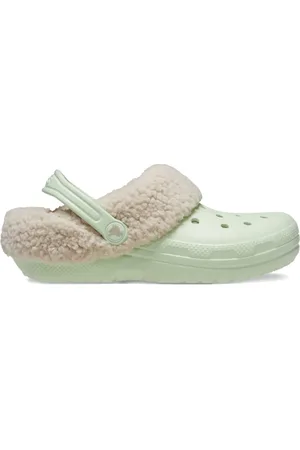 Crocs Zuecos con forro texturizado