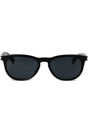 Saint Laurent Lentes de sol con armazón ovalada