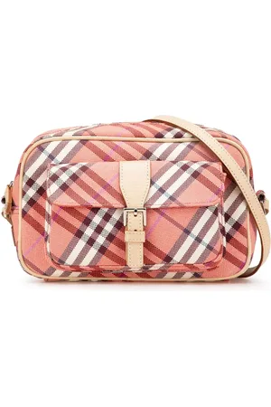Burberry Bolsa crossbody en lona Nova Check 2000-2017