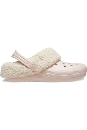 Crocs Zuecos con forro texturizado