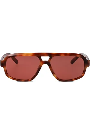 GCDS Lentes de sol estilo piloto