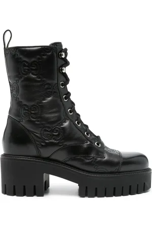 Gucci Botas militares capitonadas con tacón de 30mm