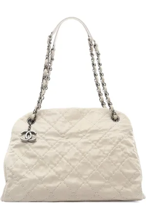 CHANEL Bolsa de hombro Just Mademoiselle grande de piel de becerro envejecida 2010-2011