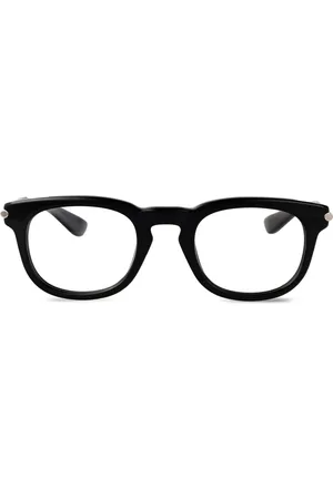 Alexander McQueen Lentes con armazón cuadrada