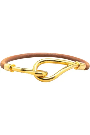 Hermès 2000-2024 Jumbo Hook Leather Bracelet costume bracelet