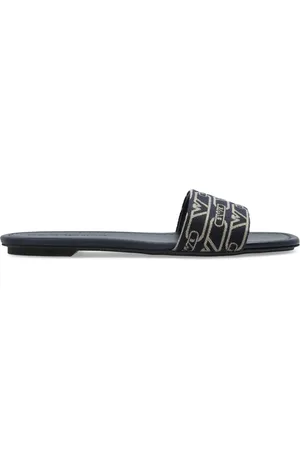 Emporio Armani Sandalias con monograma en jacquard