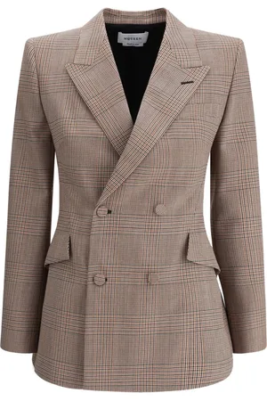 Alexander McQueen Blazer con doble botonadura