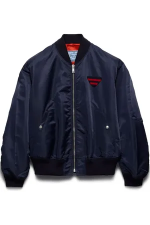 Prada Chamarra bomber con parche del logo