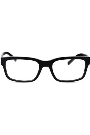 Dolce & Gabbana Lentes de sol con armazón rectangular y placa del logo