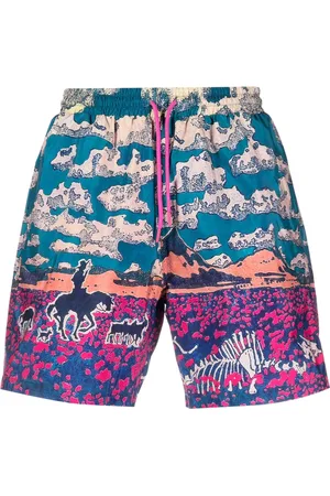 ICECREAM Shorts de playa Cloud World
