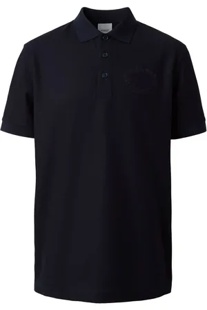 Burberry Playera tipo polo con logo bordado