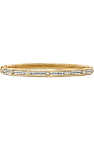 David Yurman Brazalete Modern Renaissance en oro amarillo de 18kt con diamantes