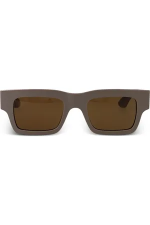 Alexander McQueen Lentes de sol con armazón gruesa
