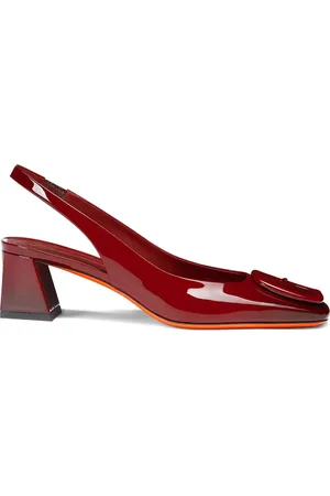 santoni Zapatillas de charol con tacón de 50mm
