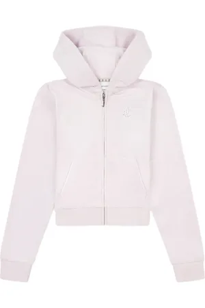 Juicy Couture Hoodie con cierre y detalle de strass
