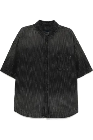 JUUN.J Camisa de mezclilla manga corta