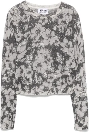Moschino Suéter con motivo floral en jacquard