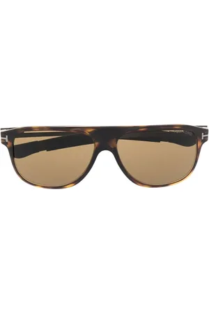 Tom Ford Lentes de sol Todd con armazón estilo piloto