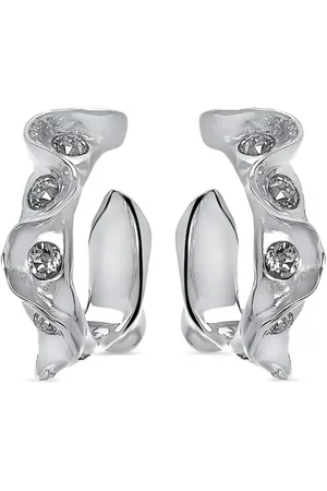 Oscar de la Renta Aretes con detalles de cristal
