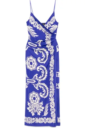 Etro Falda midi con estampado de cachemira
