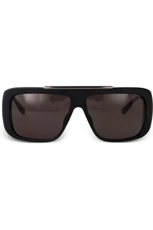 Alexander McQueen Lentes de sol con armazón cuadrada oversize