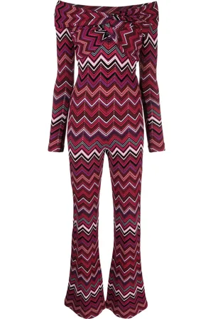Missoni Jumpsuit entretejido en zigzag