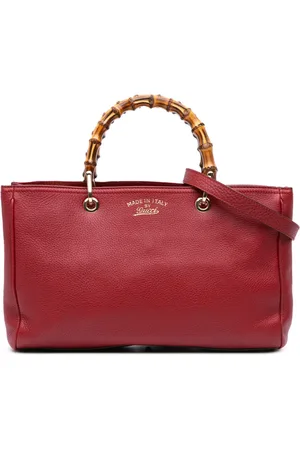 Gucci Bolso satchel Bamboo Shopper mediano de piel de becerro 2016-2024