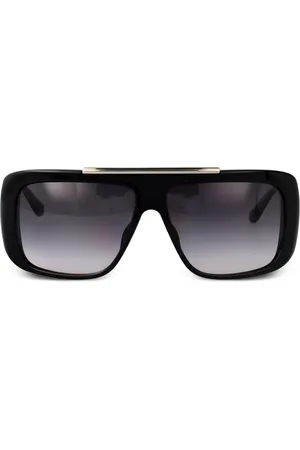 Alexander McQueen Lentes de sol con armazón cuadrada oversize