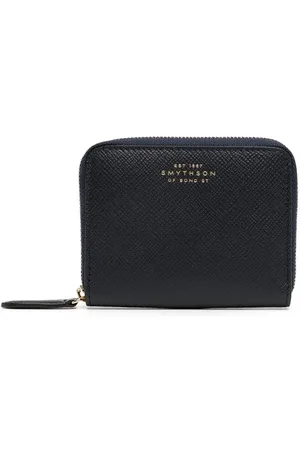 SMYTHSON Cartera granulada con cierre