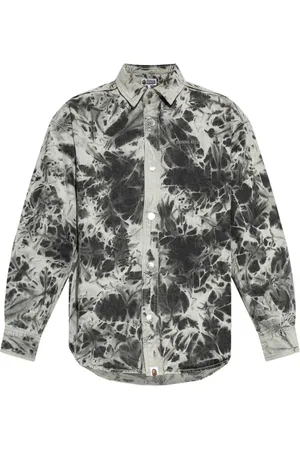 A Bathing Ape Camisa con estampado tie-dye
