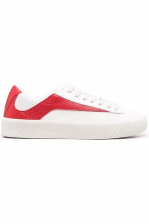 By Far Tenis con paneles en contraste