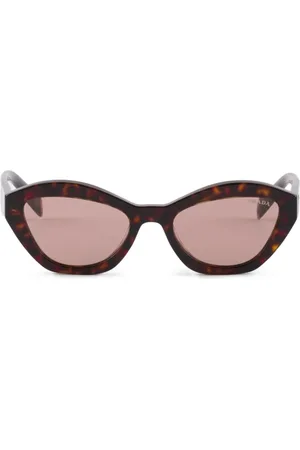 Prada Lentes de sol con armazón geométrica