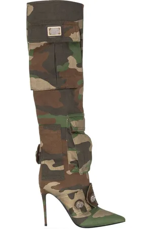 Dolce & Gabbana Botas con estampado militar