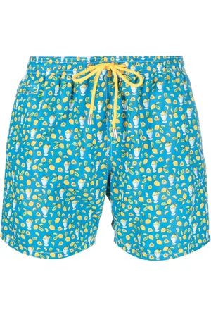 MC2 SAINT BARTH Shorts de playa con estampado gráfico