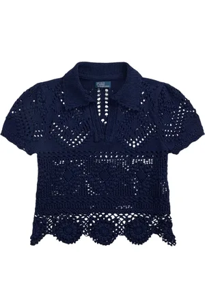 Ralph Lauren Top tejido de crochet