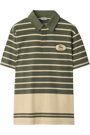 Burberry Playera tipo polo con rayas estampadas