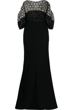 Saiid Kobeisy Vestido con hombros descubiertos