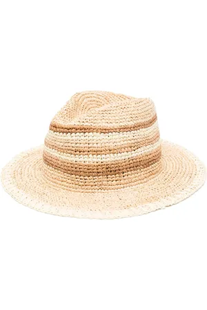 MANEBI Sombrero de verano con diseño entretejido