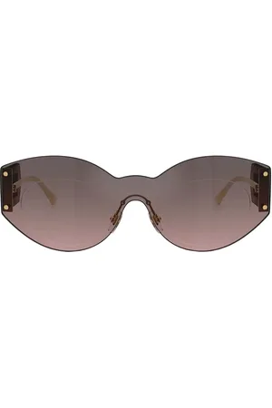 VERSACE Lentes de sol con armazón geométrica