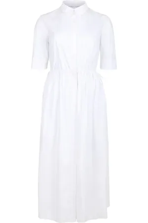Caractere Vestido midi de popelina