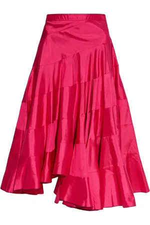 Tory Burch Falda midi de seda