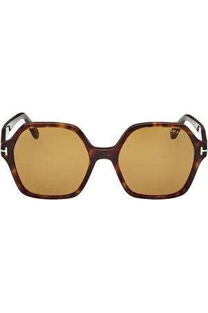 Tom Ford Lentes de sol con armazón geométrica